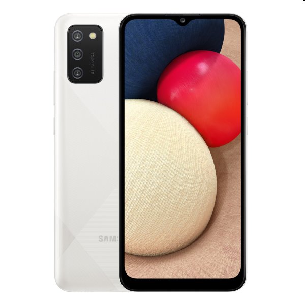 Samsung Galaxy A02s, 3/32GB, White, A osztály - használt, 12 hónap garancia Samsung Galaxy A02s, 3/32GB, White, A osztály - használt, 12 hónap garancia