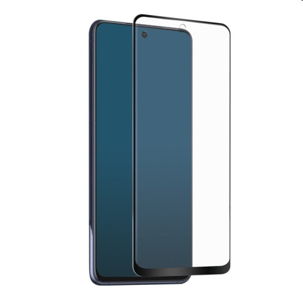 Edzett üveg SBS Full Cover for Samsung Galaxy S21 FE, fekete