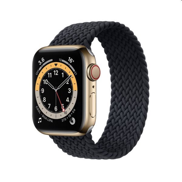 COTEetCI nylon karkötő 125 mm for Apple Watch 38/40/41 mm, fekete