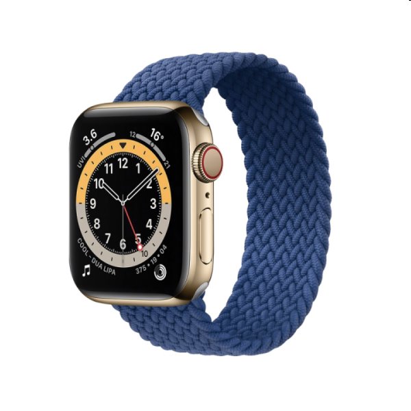 COTEetCI nylon karkötő 145 mm for Apple Watch 42/44/45 mm, atlanti kék