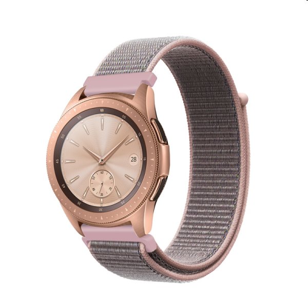 COTEetCI univerzális nylon szíj 22 mm Apple Watch 42/44/45 mm számára, homok rózsaszín akciós termékkép 1