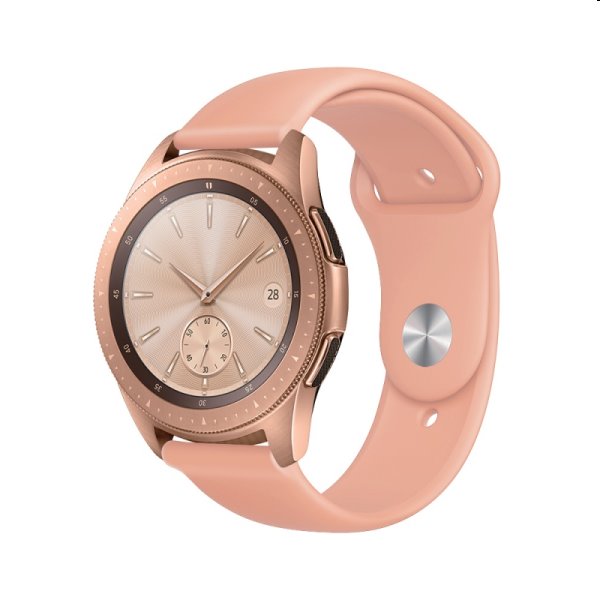 COTEetCI univerzális szilikon szíj 22 mm Apple Watch 42/44/45 mm számára, homok rózsaszín akciós termékkép 1