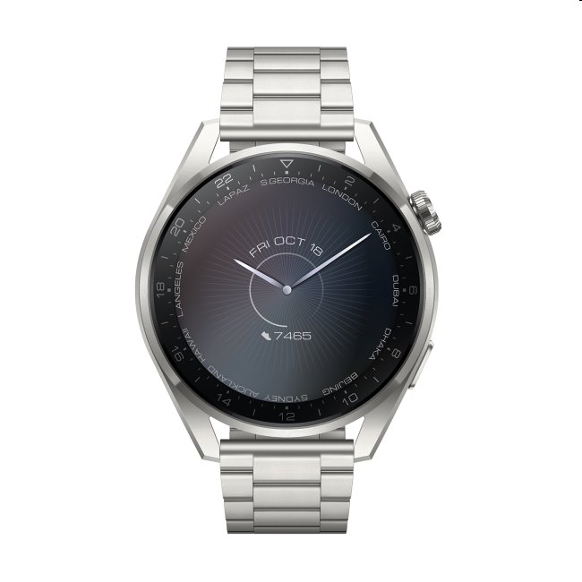 Huawei Watch 3 Pro, Titanium Gray, A osztály - használt, 12 hónap garancia