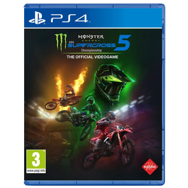 Monster Energy Supercross 5 [PS4] - BAZÁR (használt termék)