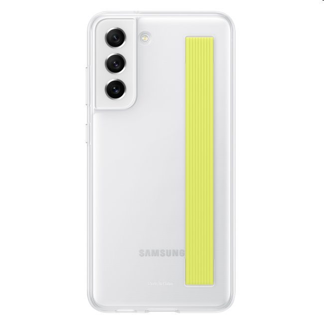 Tok Clear Strap Cover for Samsung Galaxy S21 FE 5G, fehér Tok Clear Strap Cover for Samsung Galaxy S21 FE 5G, fehér
