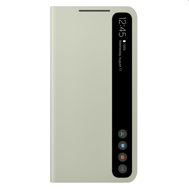 Tok Clear View Cover for Samsung Galaxy S21 FE 5G, olive