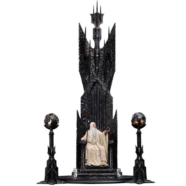 Szobor Saruman The White on Throne (Lord of The Rings) Limitált Kiadás Szobor Saruman The White on Throne (Lord of The Rings) Limitált Kiadás