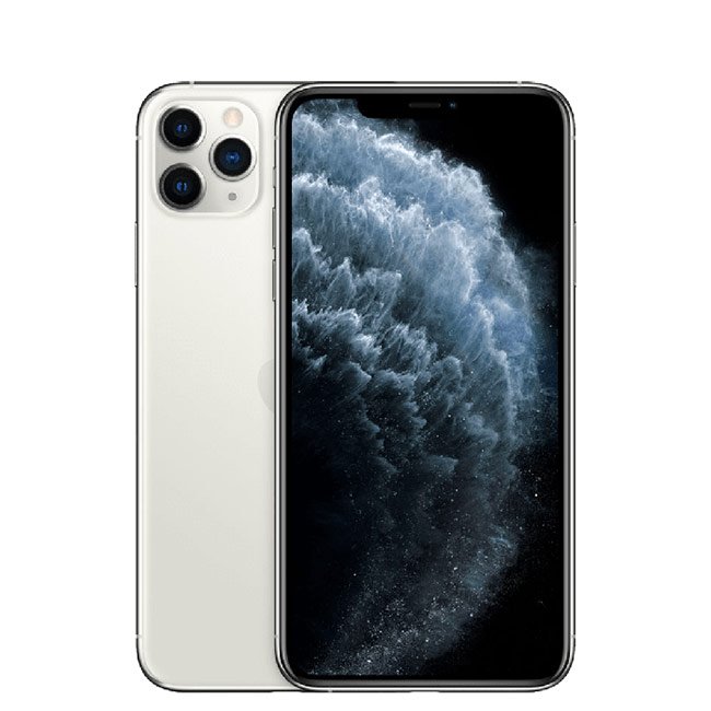 Apple iPhone 11 Pro Max, 64GB, silver, A osztály - használt, 12 hónap garancia