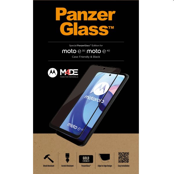 Temperált védőüveg PanzerGlass Case Friendly for Motorola Moto E40