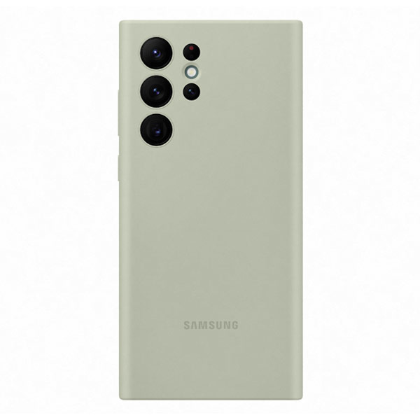 Tok Silicone Cover for Samsung Galaxy S22 Ultra, olive green
