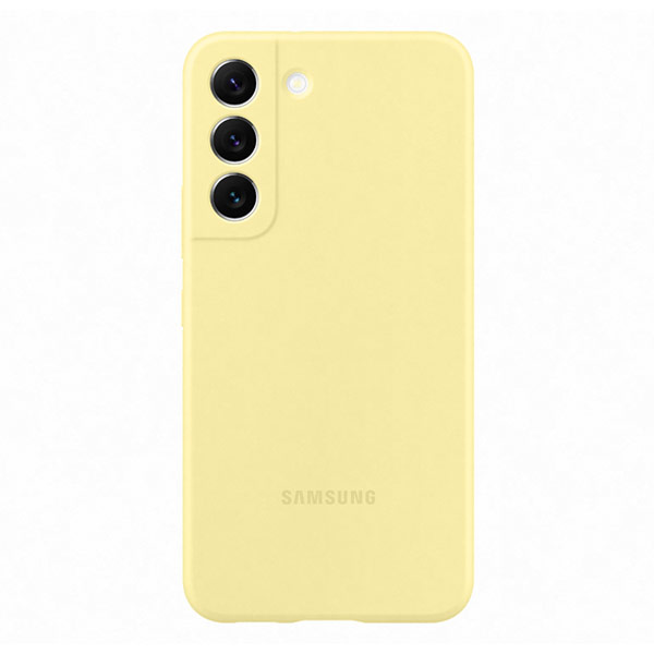 Tok Silicone Cover for Samsung Galaxy S22, yellow