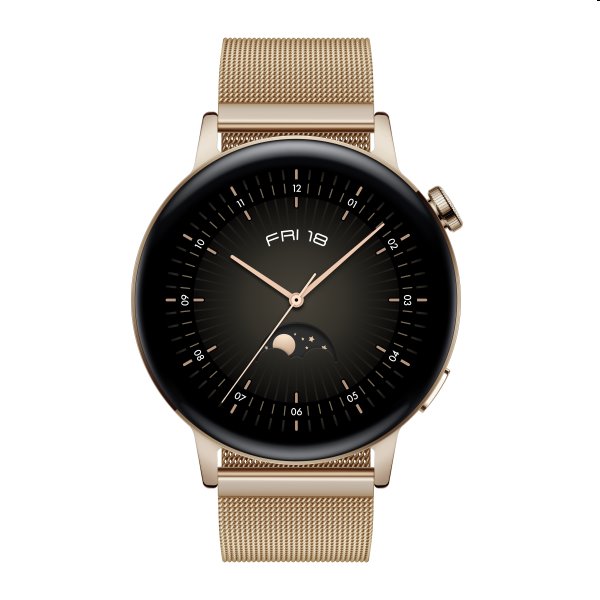 Huawei Watch GT3 42mm, elegant gold - kiállított darab