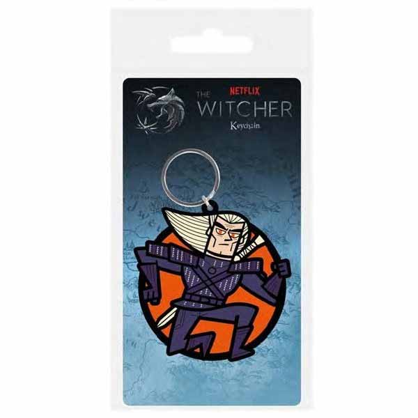 Kulcstartó The Witcher Geralt 3D