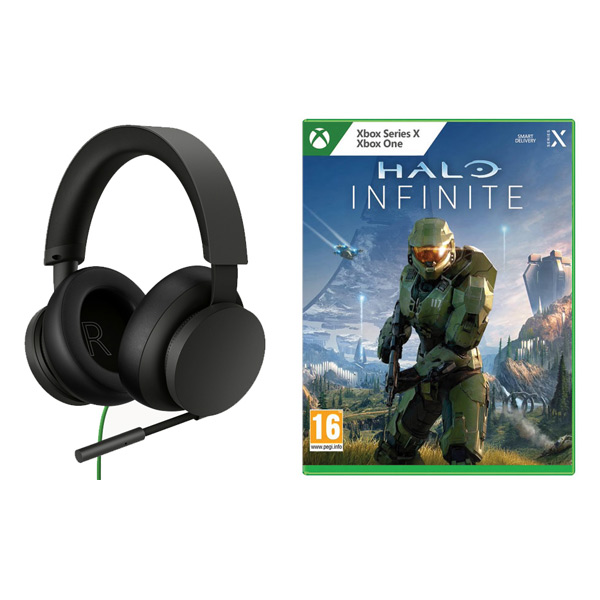 Microsoft Xbox Vezetékes Fejhallgató + Halo Infinite