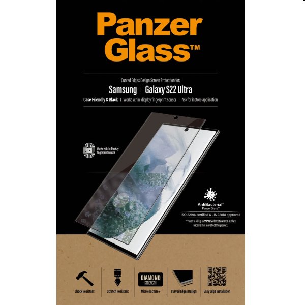 Védőüveg PanzerGlass Case Friendly AB for Samsung Galaxy S22 Ultra