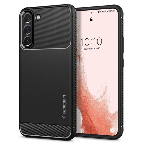 Tok Spigen Rugged Armor for Samsung Galaxy S22, fekete Tok Spigen Rugged Armor for Samsung Galaxy S22, fekete
