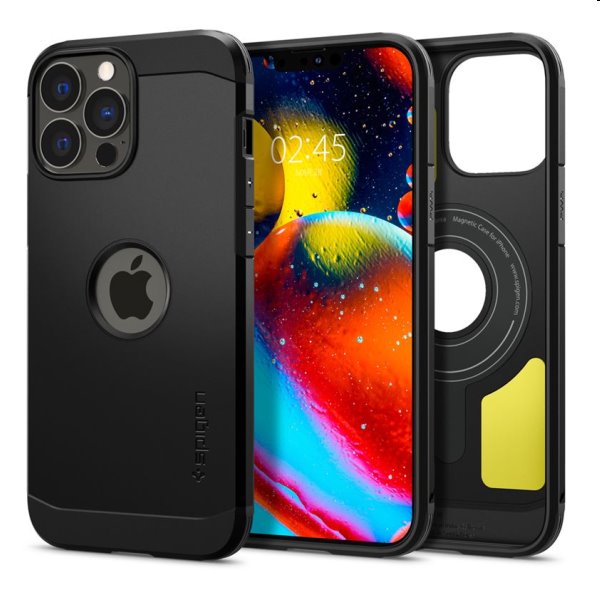 Tok Spigen Tough Armor Mag for Apple iPhone 13 Pro, fekete Tok Spigen Tough Armor Mag for Apple iPhone 13 Pro, fekete