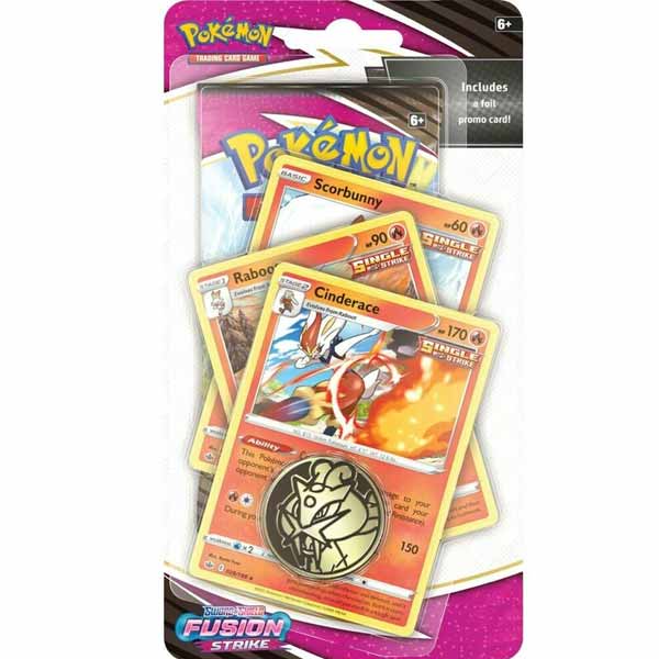 Pokémon TCG Sword & Shield 8 Fusion Strike Premium Cinderace (Pokémon) Kártyajáték