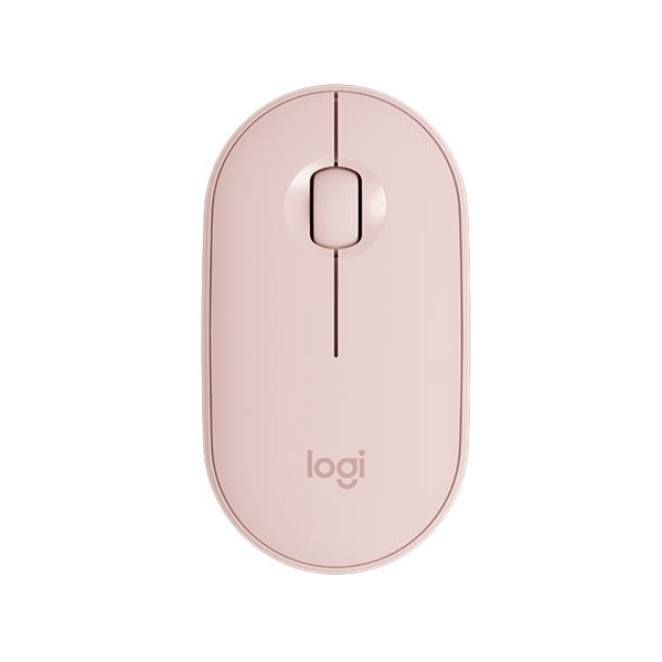 Logitech M350 Pebble Vezeték nélküli egér, rózsaszín