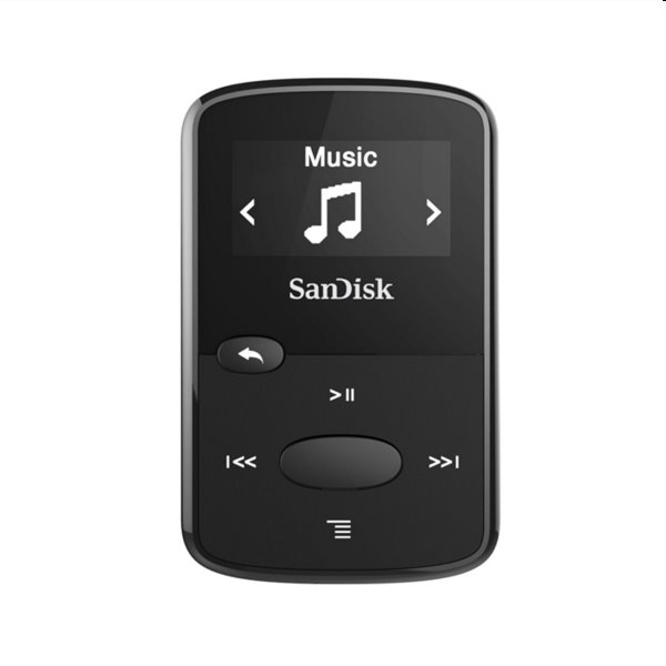 SanDisk MP3 Clip Jam 8 GB MP3, black - OPENBOX (Bontott csomagolás, teljes garancia)