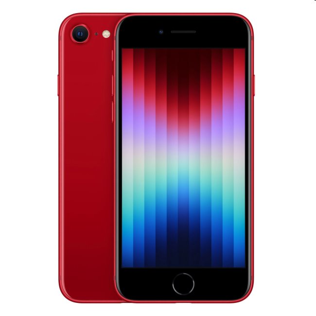Apple iPhone SE (2022) 128GB, red, A osztály - használt, 12 hónap garancia