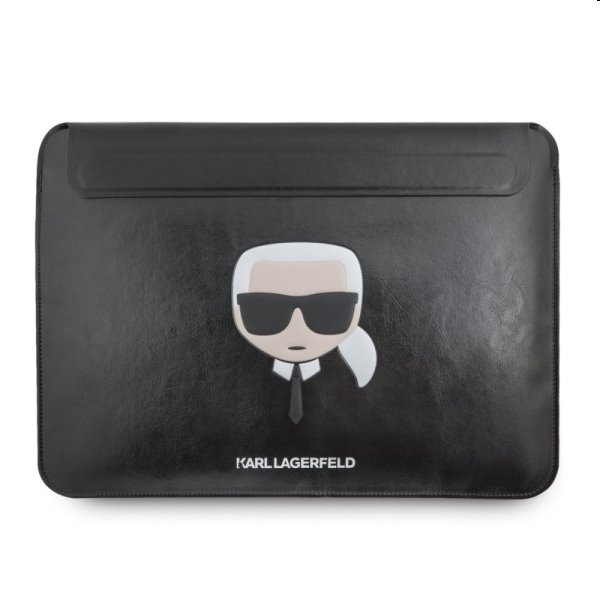 Karl Lagerfeld Head Embossed Computer Sleeve 13/14", fekete