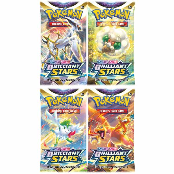 Kártyajáték Pokémon TCG Sword & Shield 9 Brilliant Stars Booster (Pokémon)