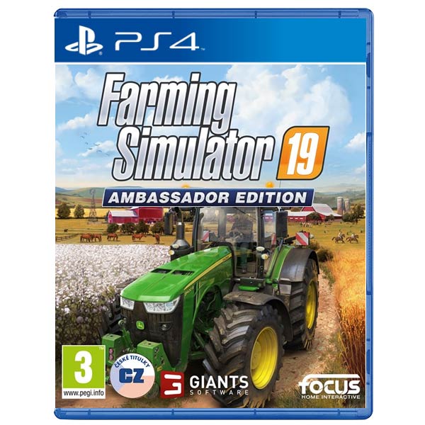 Farming Simulator 19 (Ambassador Edition) [PS4] - BAZÁR (használt termék)