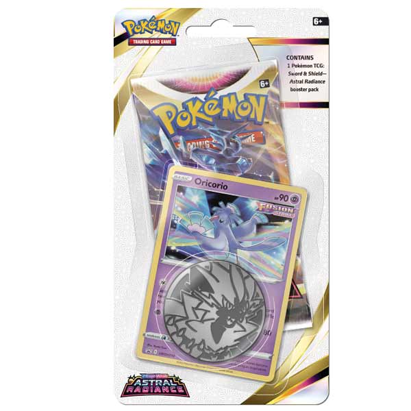 Kártyajáték Pokémon TCG Sword & Shield 10 Astral Radiance Checklane Blister Oricorio (Pokémon)