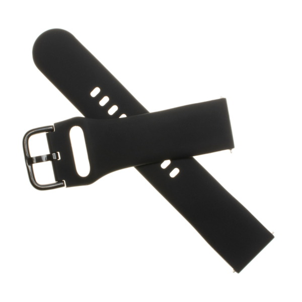 FIXED Szilikon szíj Strap 22 mm szélességgel for smartwatch, fekete