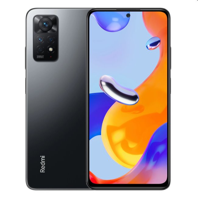 Xiaomi Redmi Note 11 Pro 5G, 6/128GB, grafitová szürke, C osztály - használt, 12 hónap garancia