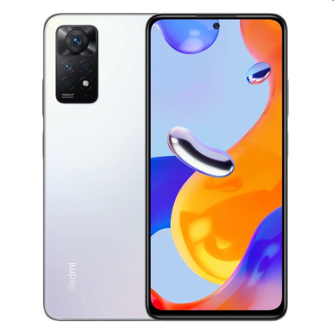 Xiaomi Redmi Note 11 Pro, 6/128GB, fehér, C osztály - használt, 12 hónap garancia