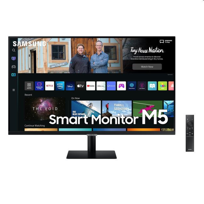 Samsung Okos Monitor M5 (2022), 27" FHD, Fekete