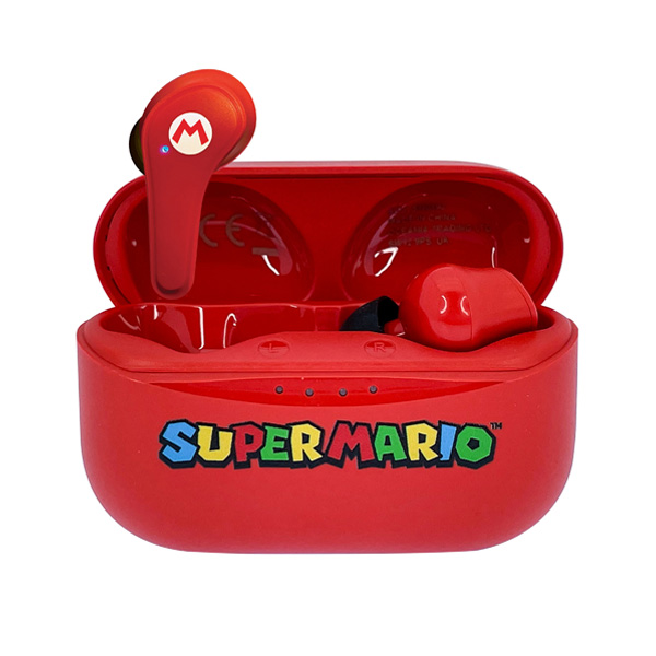 Vezeték nélküli fülhallgató gyerekeknek OTL Technologies Super Mario, piros