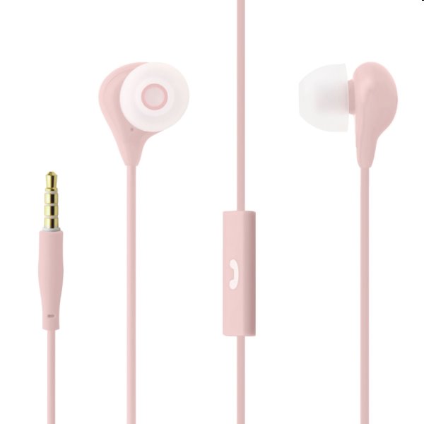 FIXED Earbuds EGG1 Fülhallgató, rózsaszín