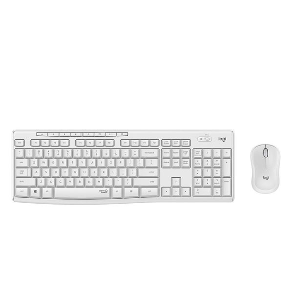 Logitech MK295 Silent Vezeték nélküli Combo - OFF WHITE - US INT'L - INTNL