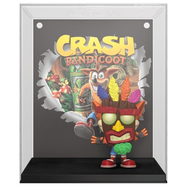 POP! Crash Bandicoot W/ Aku Mask Special Edition Game Cover (Crash Bandicoot)