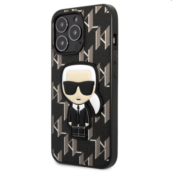 Tok Karl Lagerfeld Monogram Ikonik for Apple iPhone 13 Pro, fekete