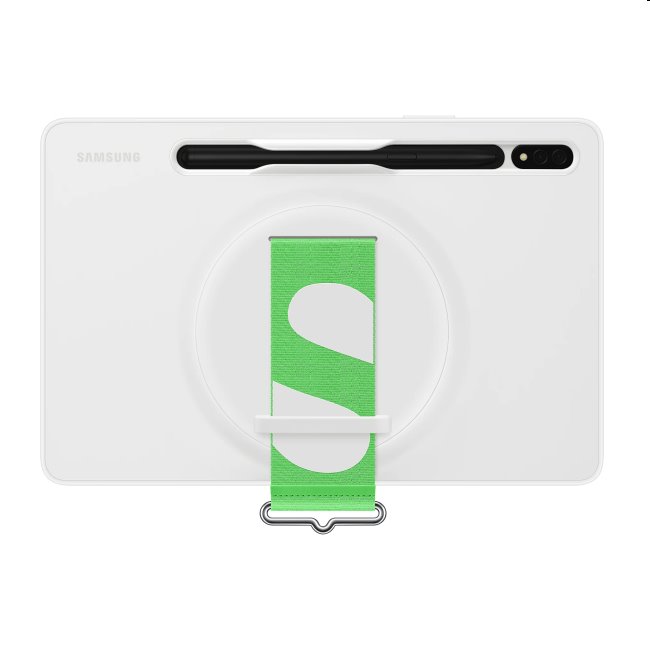 Silicone Strap Cover tok Samsung Galaxy Tab S8 számára, fehér