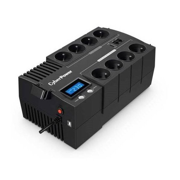 Tápegység CyberPower BRICs LCD 1000, 1000VA/420W LCD, 8x FR aljzat, RJ11/RJ45, USB