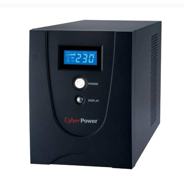 Tápegység CyberPower Value 2200, 2200VA/1260 W LCD, 6x IE C13 aljzat, RJ11/RJ45, USB, RS232