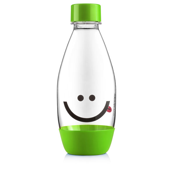 SodaStream gyerekpalack 0,5l smiley zöld