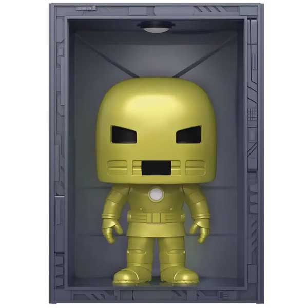 POP! Deluxe: Iron Man Hall of Armor Iron Man Model 1 (Marvel) Previews Kiadás (Metallic)
