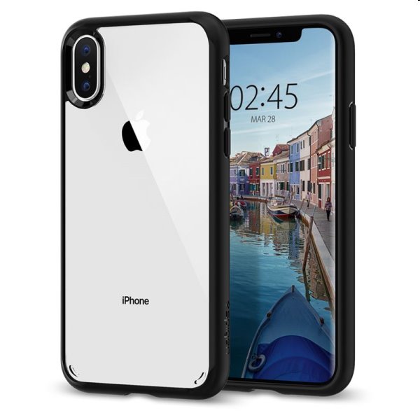 Tok Spigen Ultra Hybrid for Apple iPhone XS/X, fekete