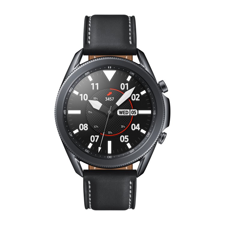 Samsung Galaxy Watch3 SM-R840, 45mm | Mystic Black, C osztály - használt, 12 hónap garancia