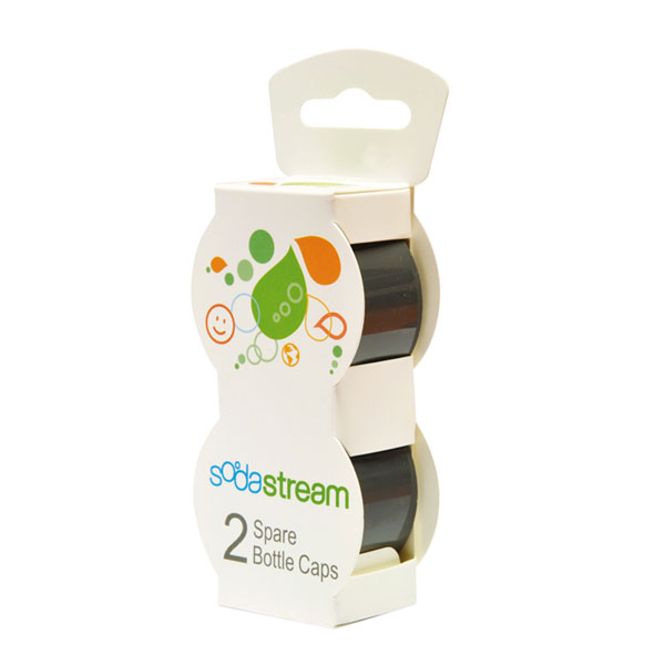 SodaStream Fekete Kupak műanyag palackokhoz 2 db akciós termékkép 1
