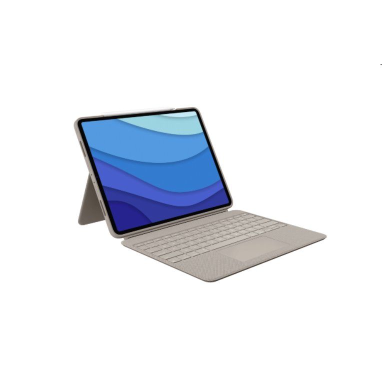 Logitech COMBO TOUCH  iPad Pro 12.9"  (5. és 6. gen.) - homokszín - US akciós termékkép 1