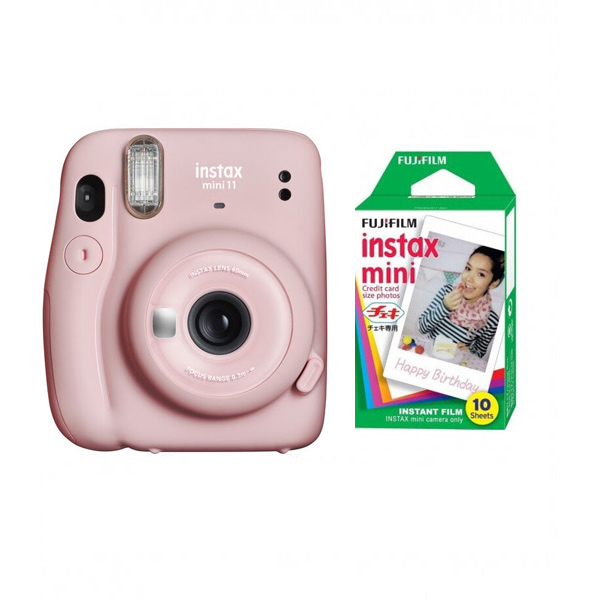 Fujifilm Instax Mini 11, Mini Bundle, rózsaszín