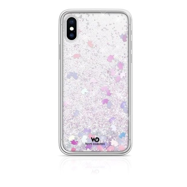 White Diamonds Sparkle Case Clear iPhone X/Xs, Unicorns - OPENBOX (Bontott csomagolás, teljes garancia)