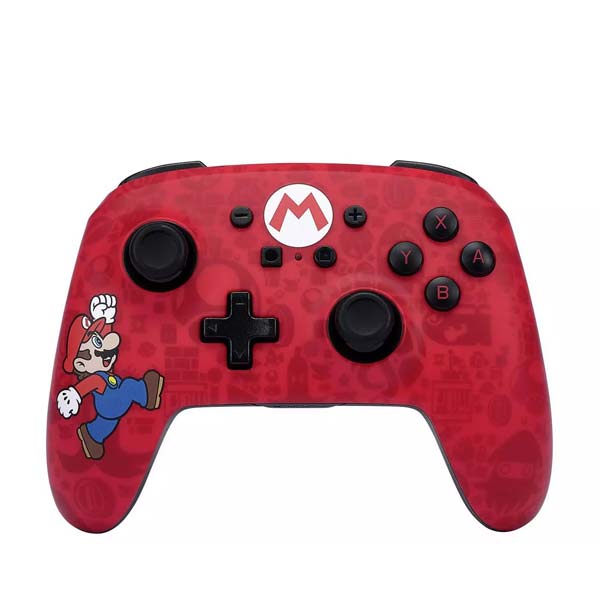 Vezeték nélküli vezérlő PowerA Enhanced for Nintendo Switch, Here We Go Mario